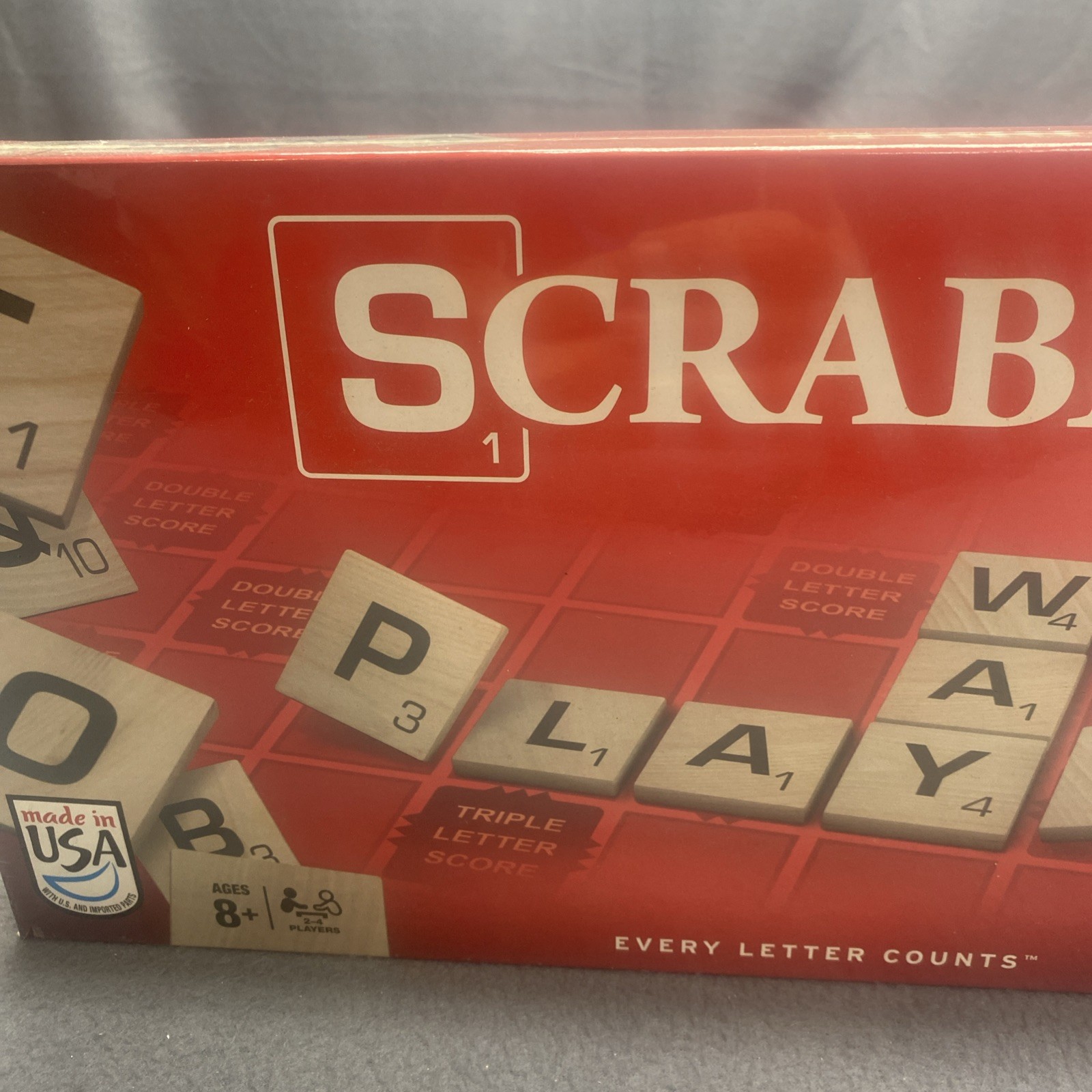 Hasbro Scrabble Game A8166 Made In USA Brand New Sealed Hasbro Gaming Free Ship