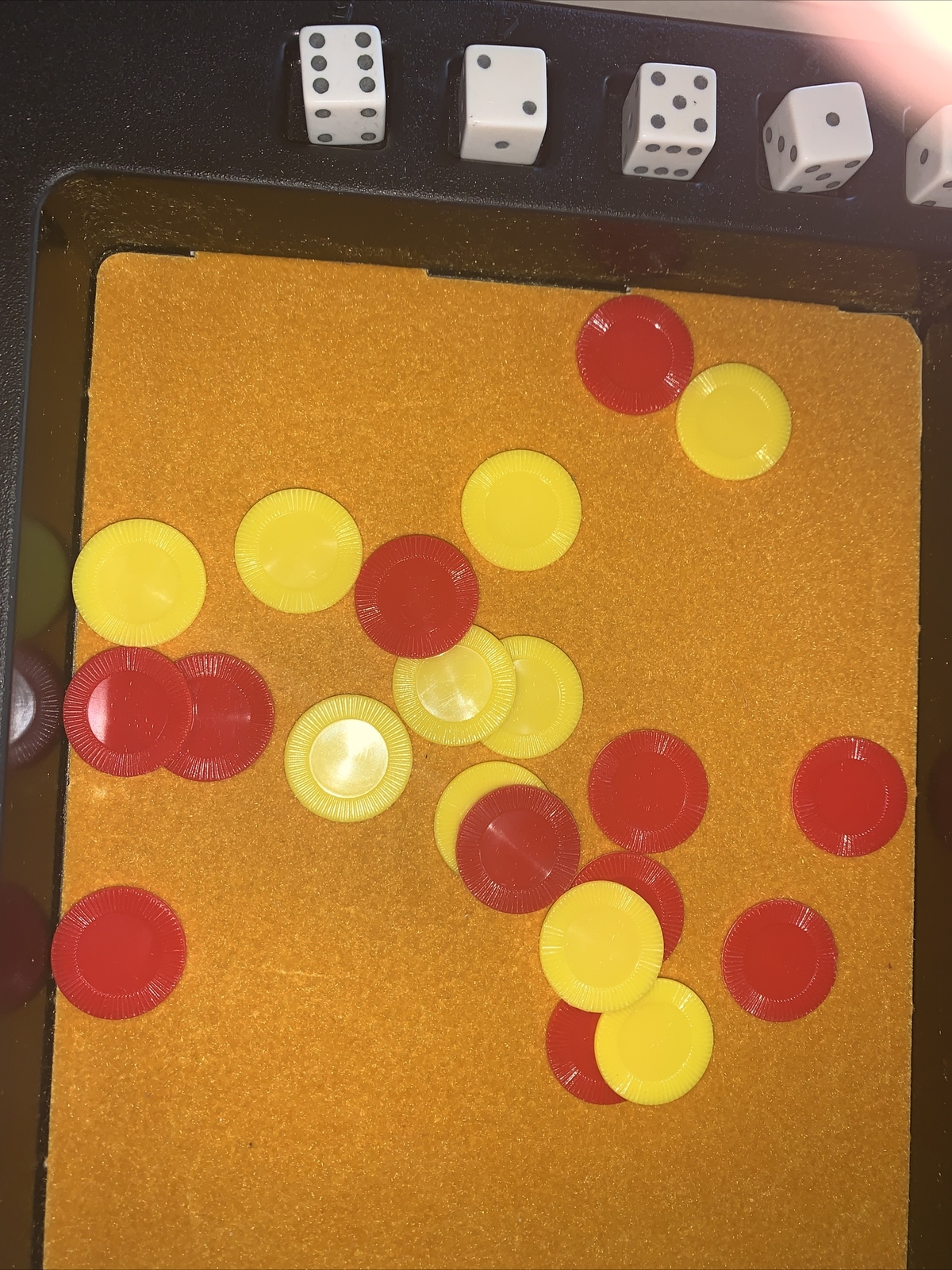 Challenge Yahtzee by Lowe games 1974 Complete Tony Randall Vintage Board Game