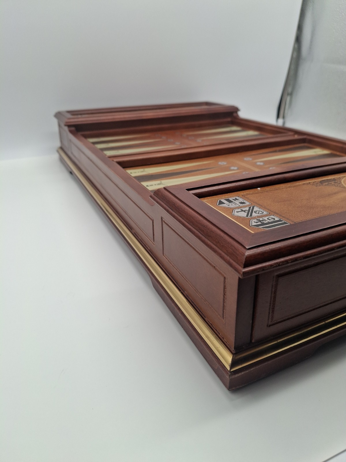 Vintage Franklin Mint Excalibur Backgammon Board 1986 Limited Edition