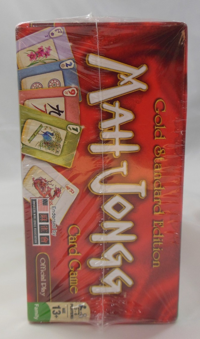 Mah Jongg Card Game Gold Standard Edition Official Play NEW SEALED