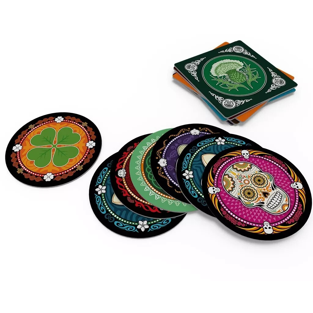 Skull Bluffing Card Game PINK BOX Space Cowboys Asmodee SCSK02EN Family Party