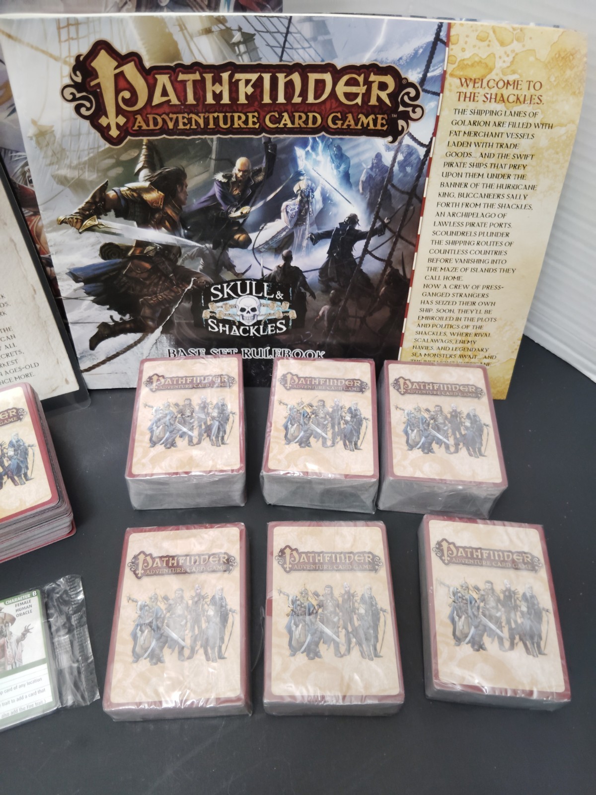 Pathfinder Adventure Card Game Rise of the Runelords & Skull & Shackles Extras
