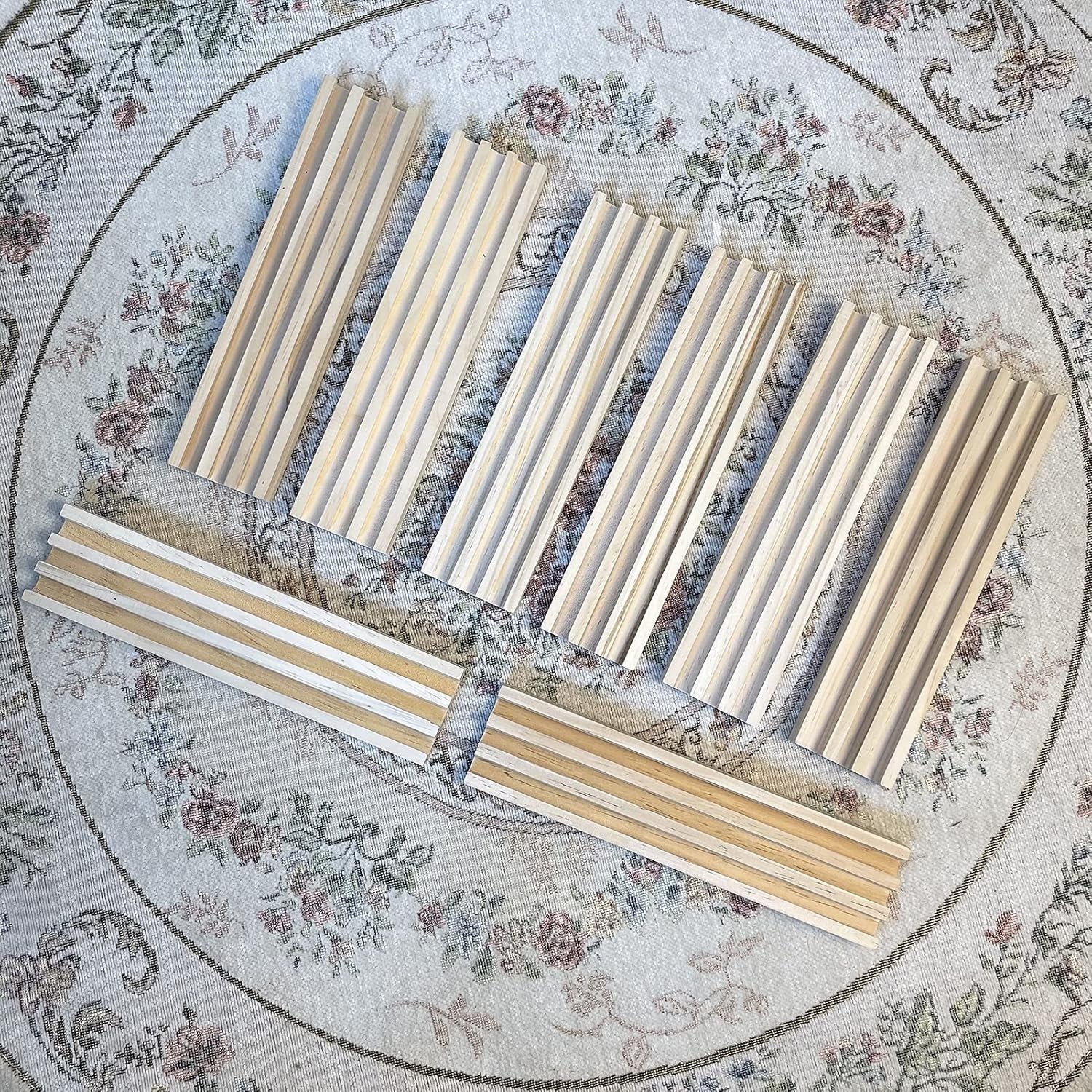 Wooden Domino Racks/Trays Set of 8 Natural Domino Trays Holders Organizer for…