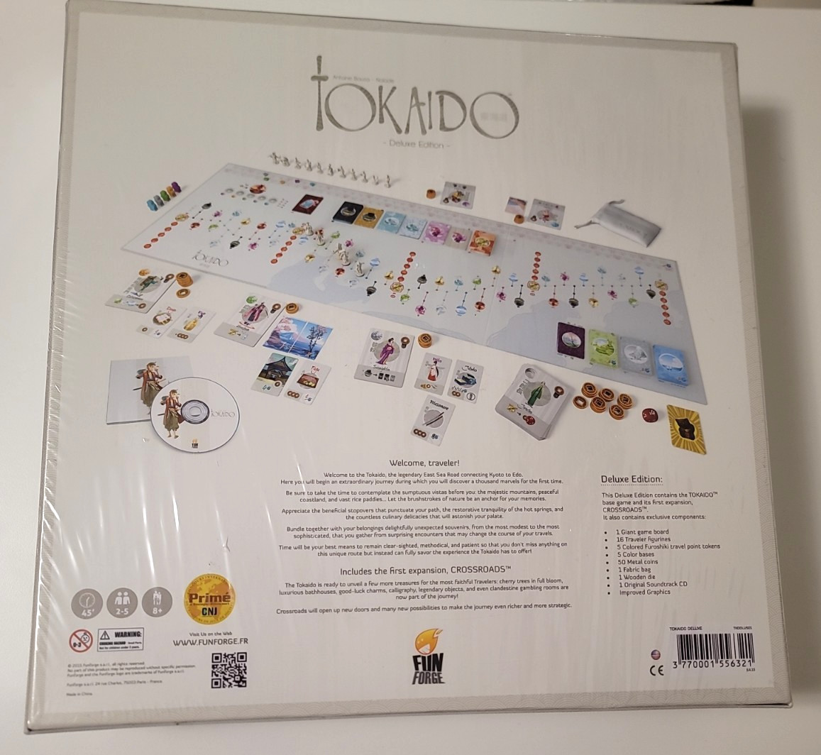 Tokaido Deluxe Edition 2015, Funforge Games, New Sealed