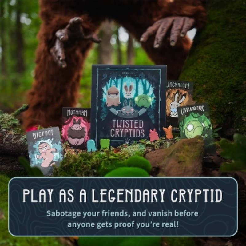 Twisted Cryptids Board Game: Creative Thinking, 30-60 Min Play, 2-4 Players