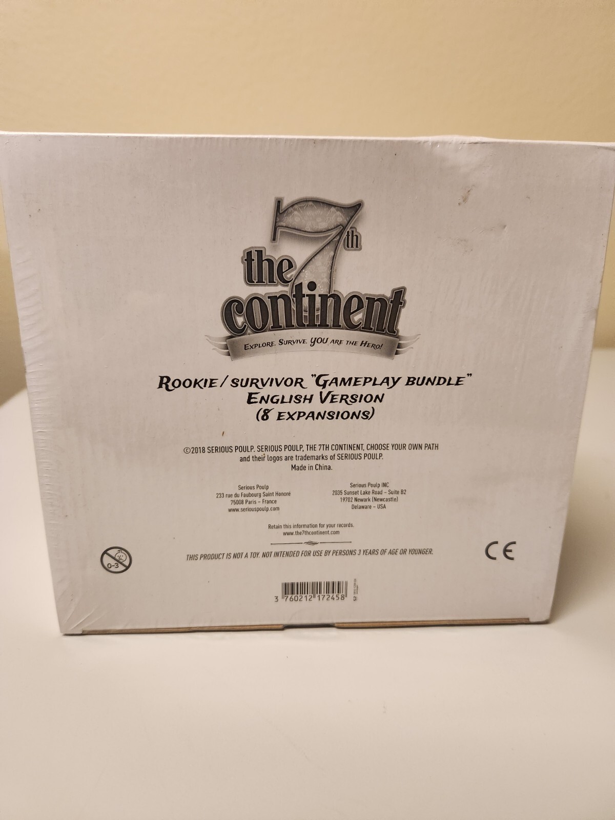 7th Continent Rookie survivor Gameplay Bundle english version 8 expansions NEW