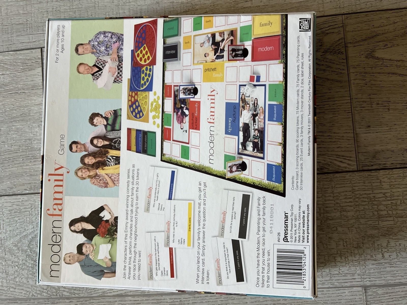 Pressman Modern Family Game Board Game New Rare