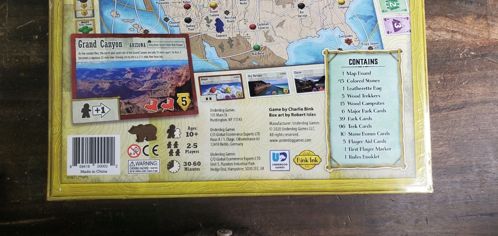 Trekking the National Parks Board Game (2ND Edition) New/Sealed FREE SHIPPING