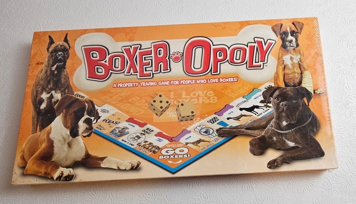 Boxer-Opoly Board Game New In Sealed Box I Love Boxers For Ages 8 Up Family Fun