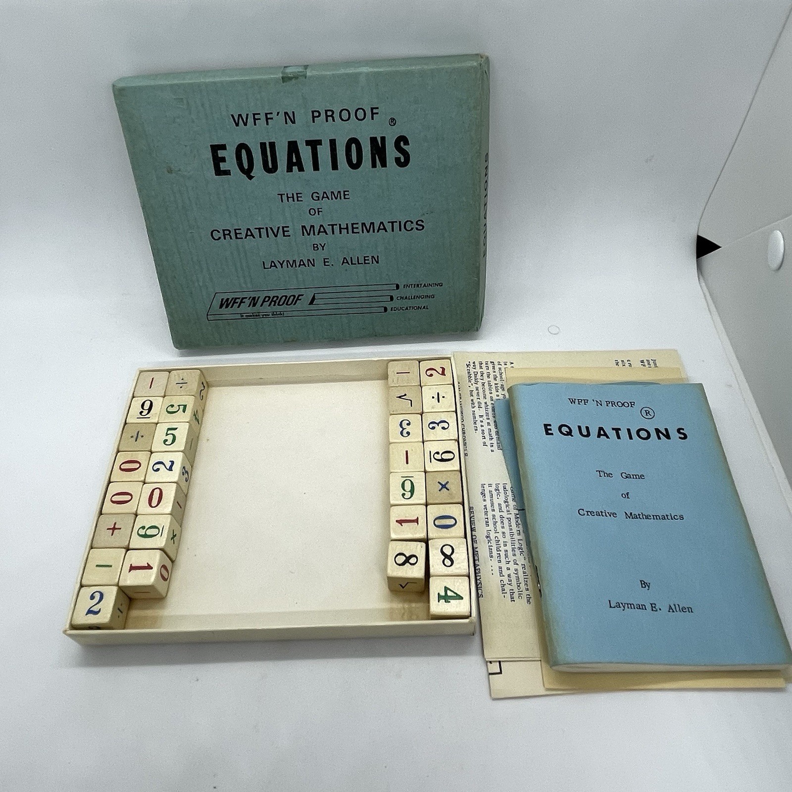 Vintage Wff’n Proof Equations the Game of Creative Mathematics Layman Allen