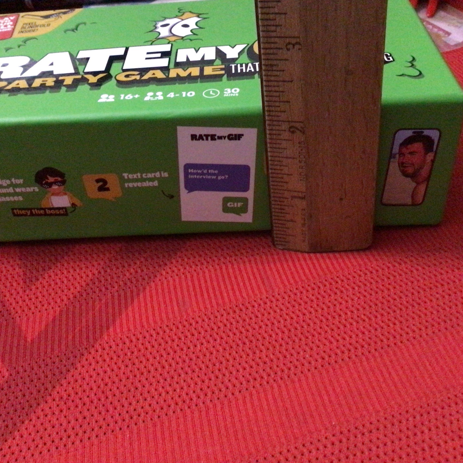RATE MY GIF PARTY GAME – New, open BOX, 16+, 4-10 players