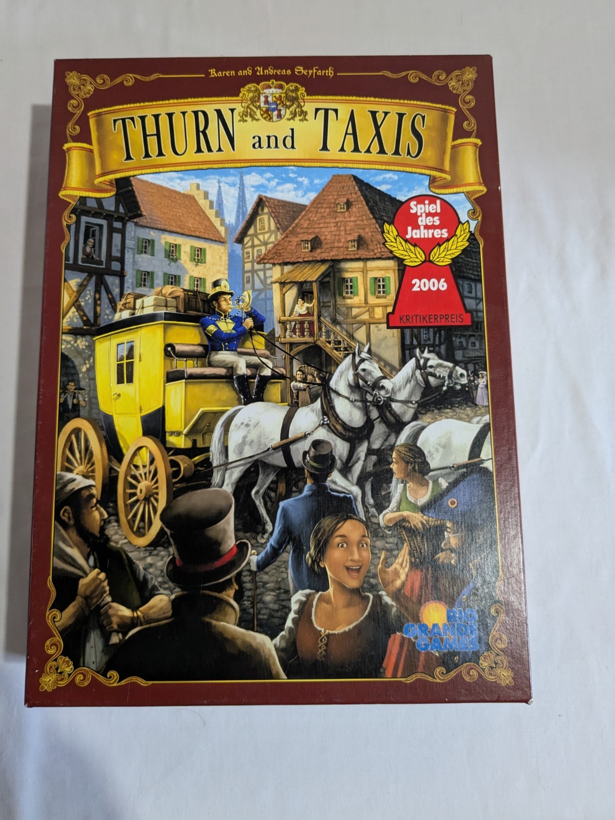 Thurn and Taxis Board Game Complete Rio Grande Games 2006