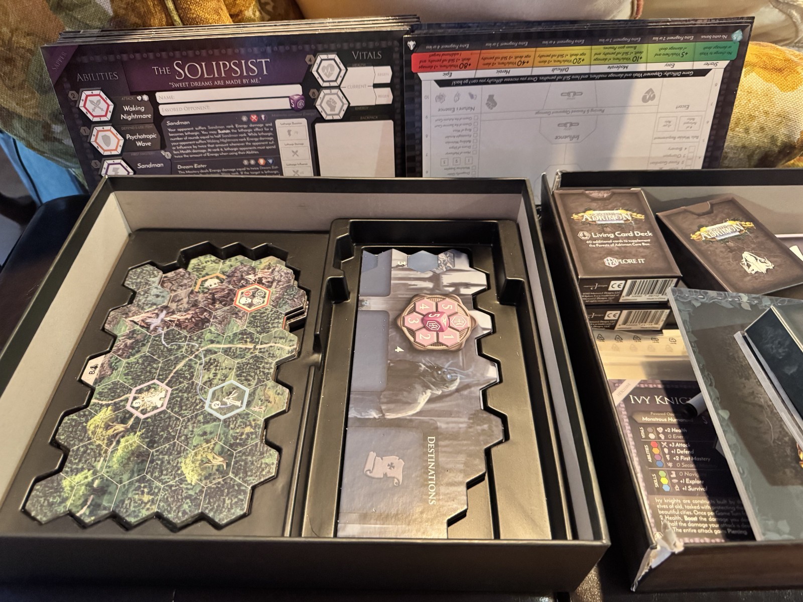 Hexplore It! Forests of Adrimon w/ Return Exp Living Card and Encounter decks
