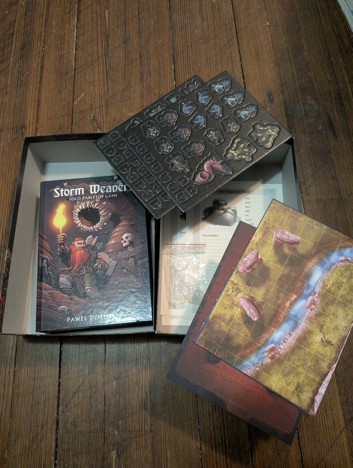 STORM WEAVERS KICKSTARTER EDITION BOARD GAME New Unpunched Solo Tabletop