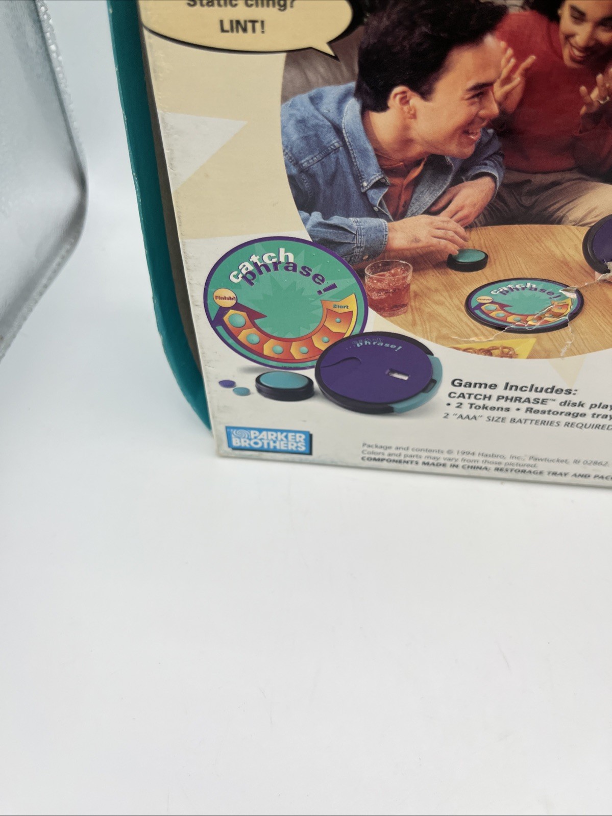 Catch Phrase Board Game 100% Complete 1994 Vintage Timer Tested & Works