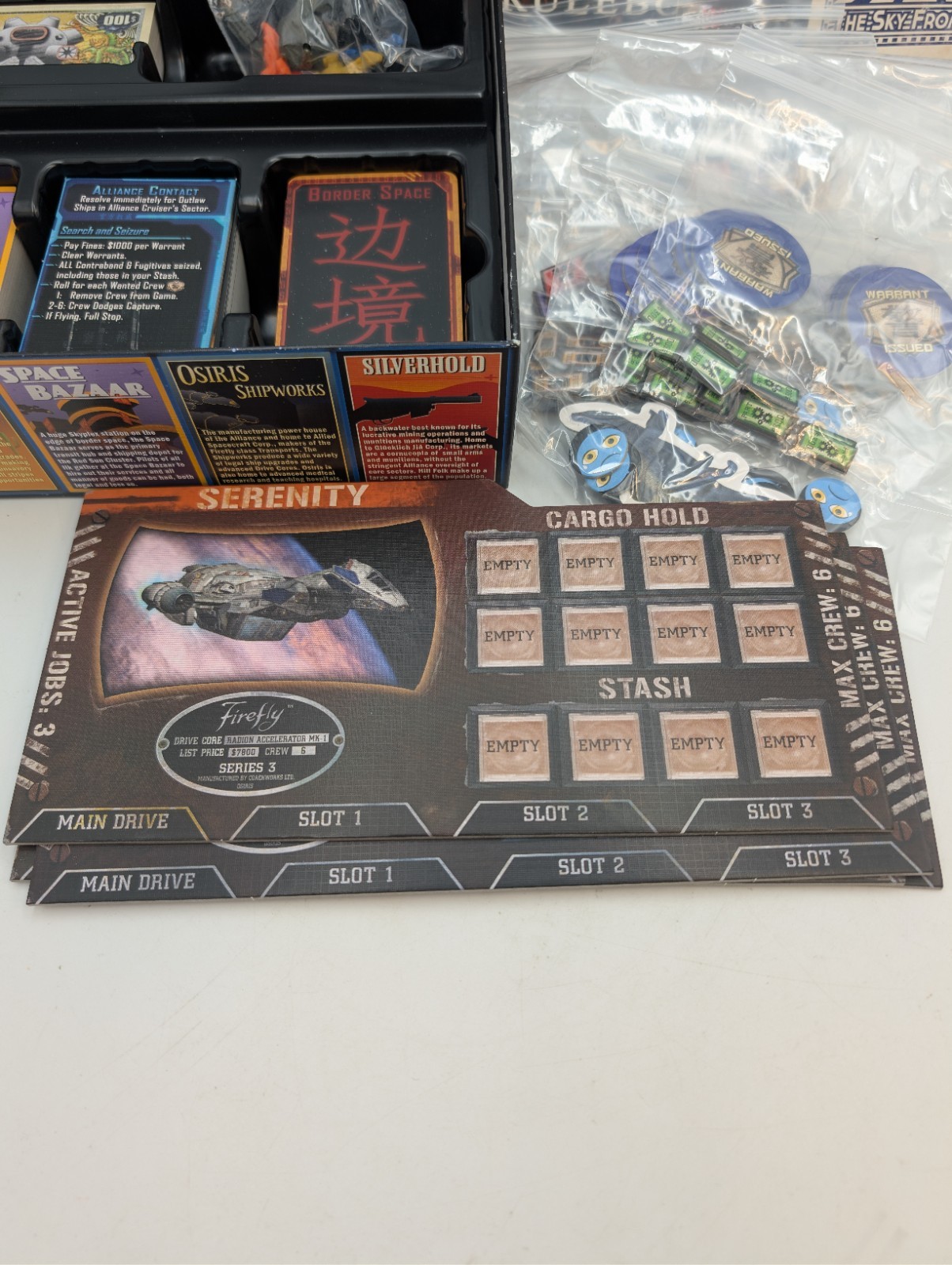 Firefly The Game Fantasy Board Game Joss Whedon 2013 Gale Force Nine COMPLETE
