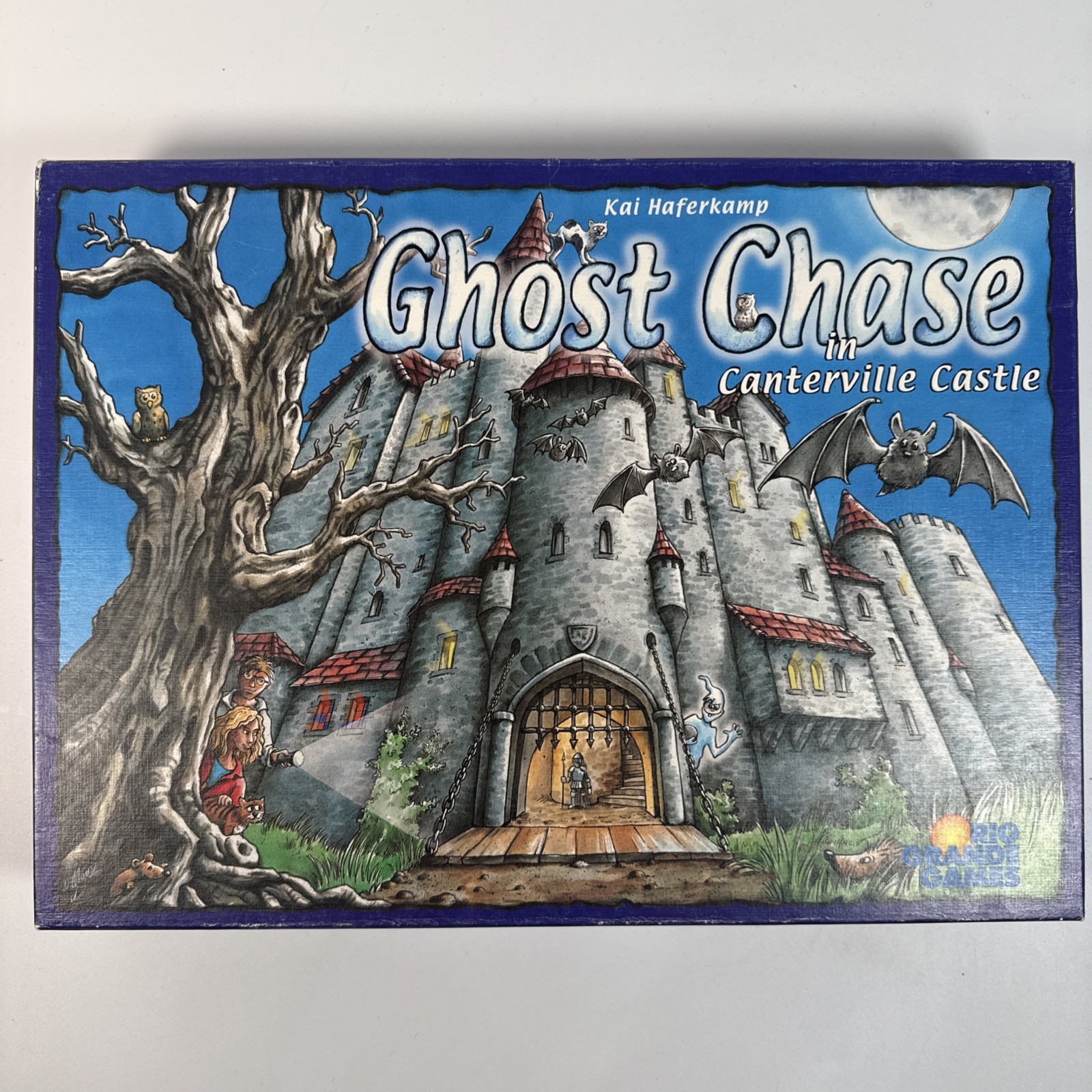 Ghost Chase Canterville Castle COMPLETE Rio Grande Games 2001 Amigo Strategy