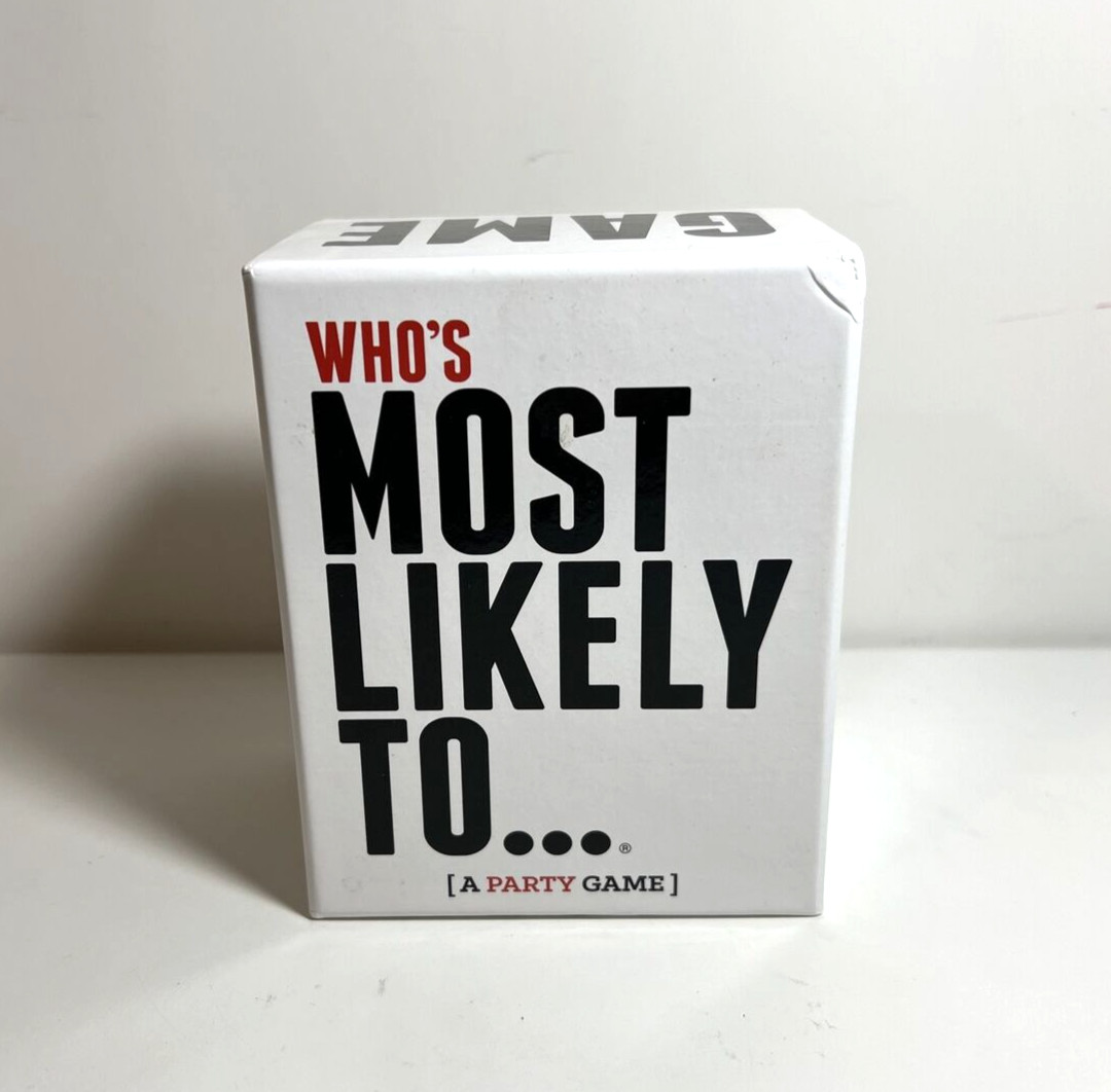 Who’s Most Likely to… A Party Game 2014 ALL CARDS