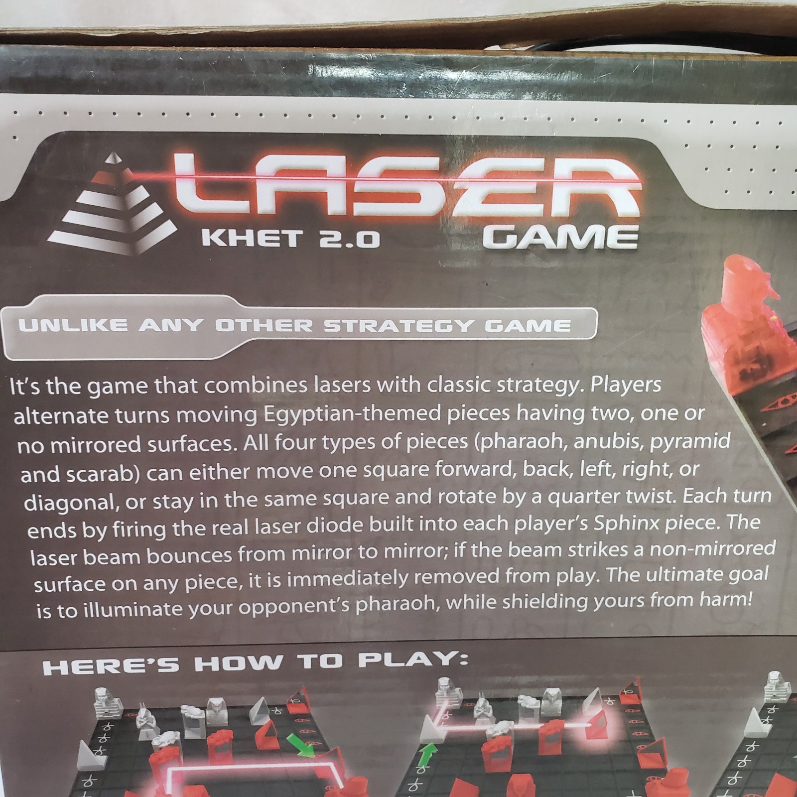 Khet 2.0 Laser Board Game Strategy MensaSelect Toy of the Year 2 Players Age 9+
