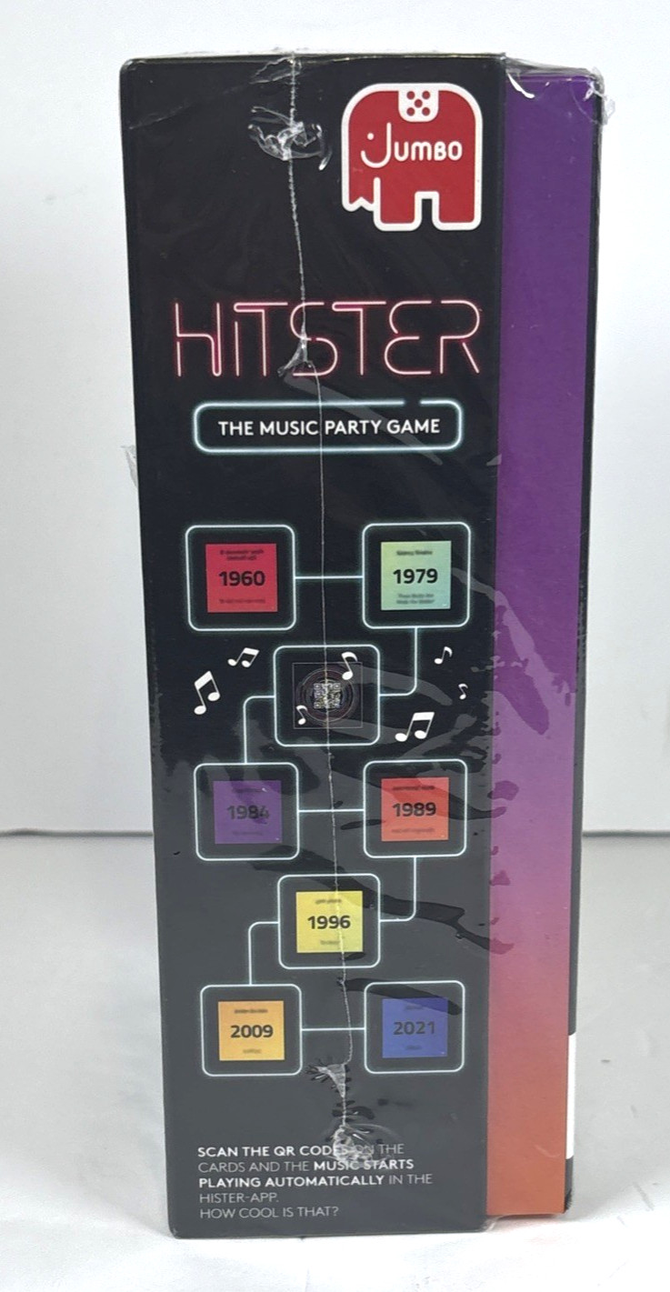 HITSTER The Music Party Game JUMBO Decades of Amazing Hits W/ App New Sealed