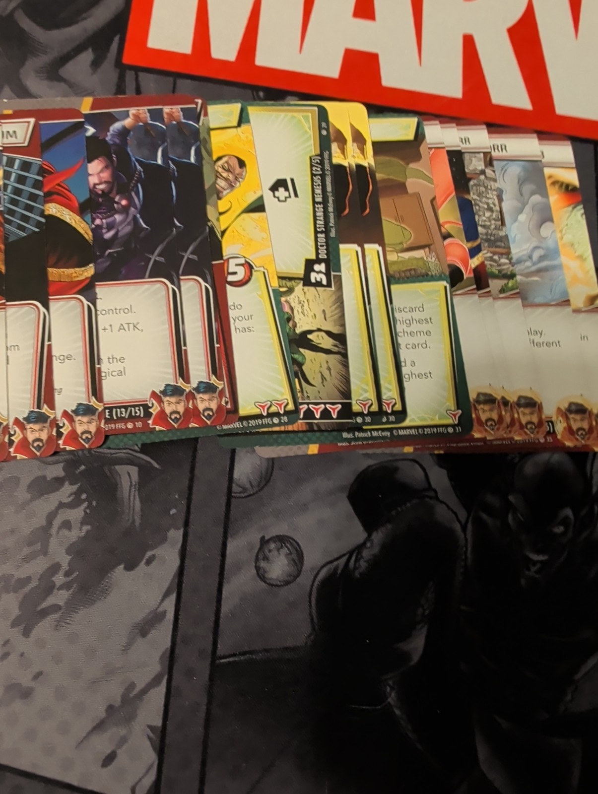 Marvel Champions LCG Doctor Strange Hero Cards ONLY