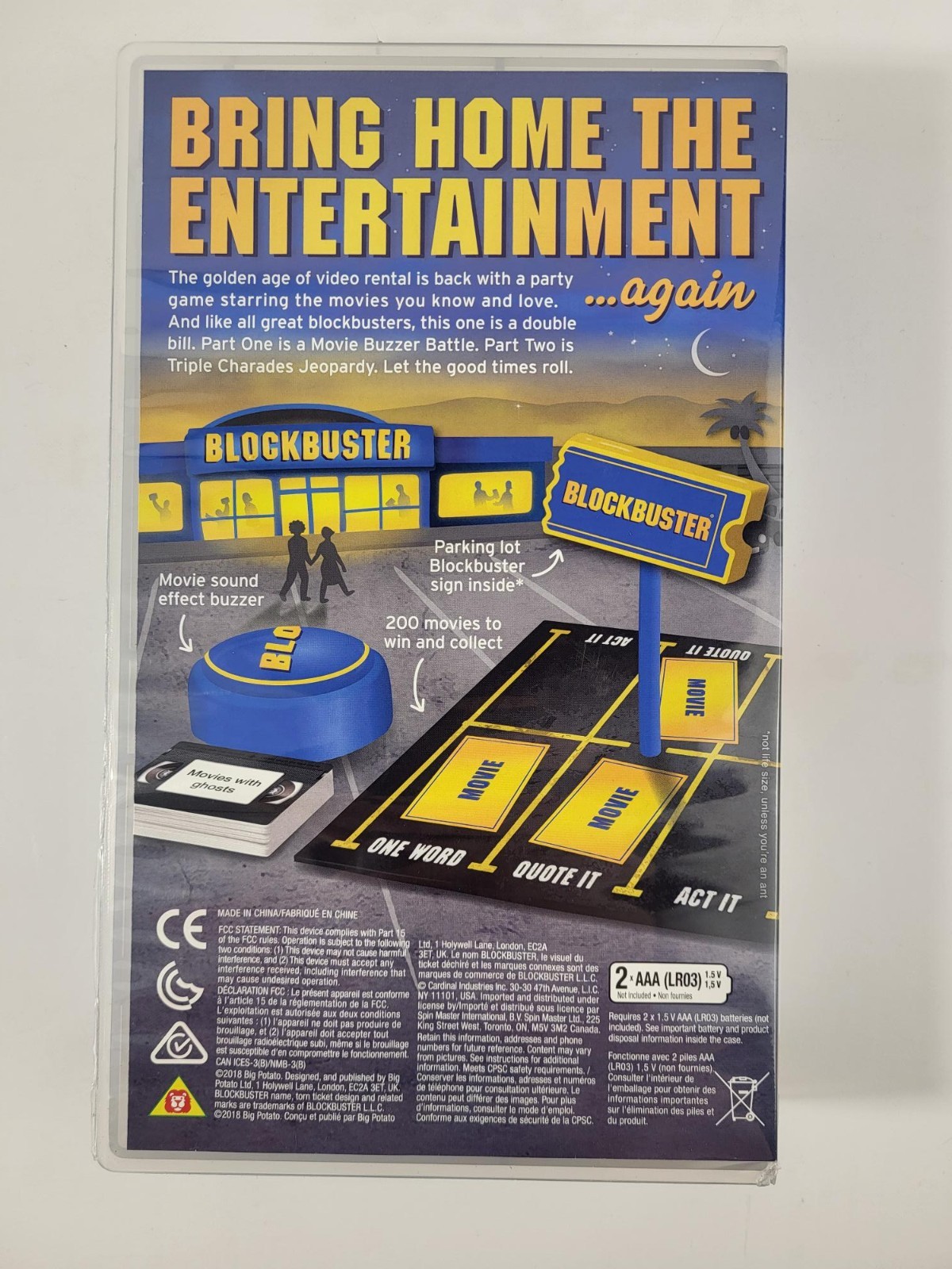 The Blockbuster Game: A Movie Party Game for the Whole Family – Video Games & TV