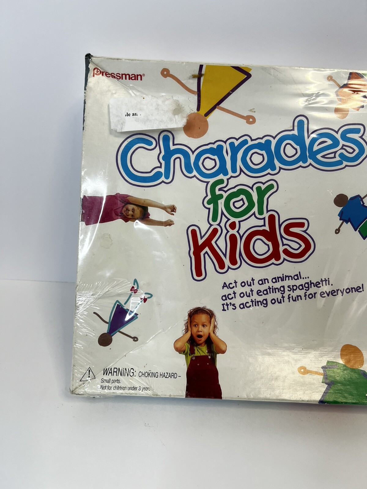 Pressman Charades for Kids Board Game 1999 Sealed New 3003 Ages 4+ 3-6 Players