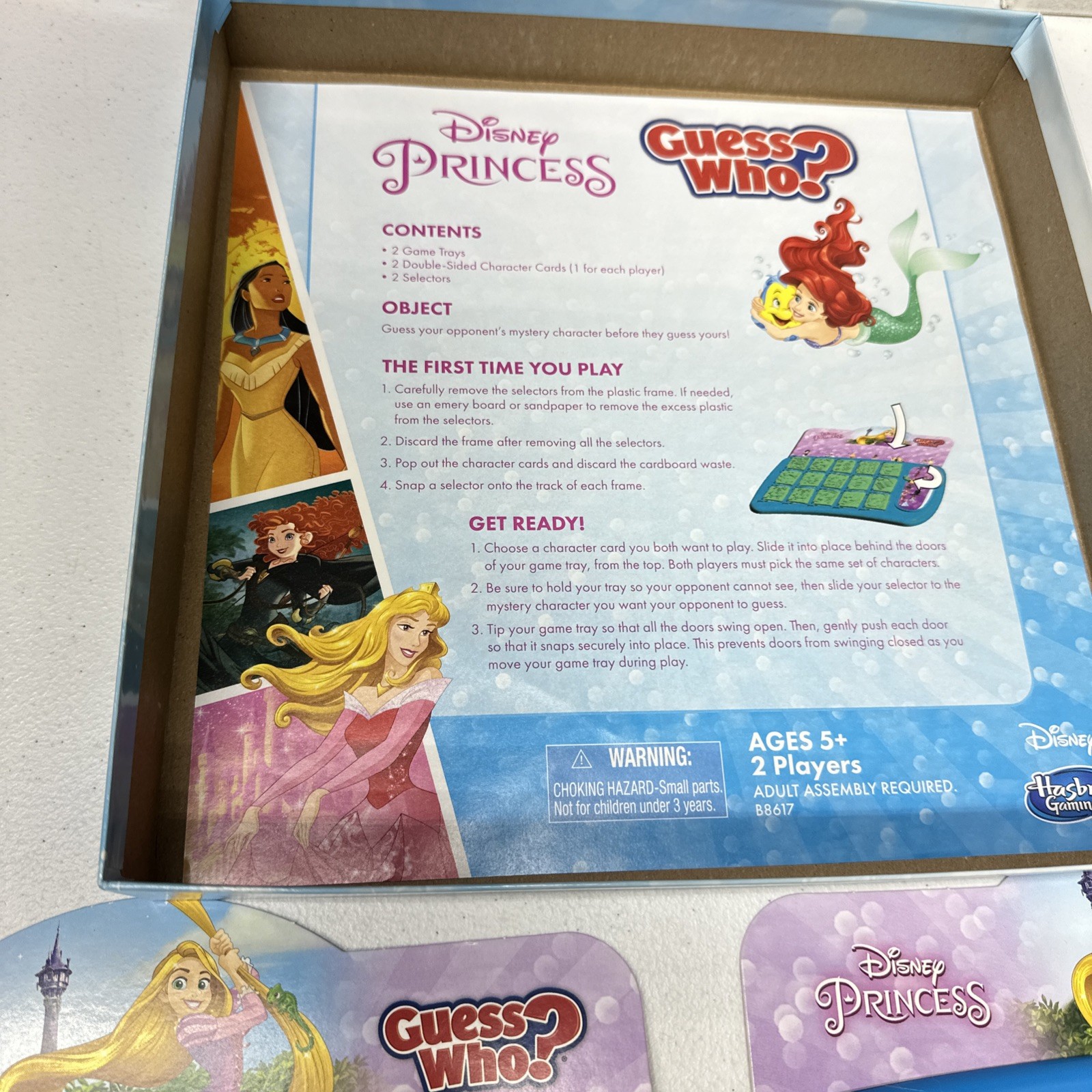 Disney Princess Guess Who? Guessing Game Hasbro – COMPLETE – NO MISSING PIECES