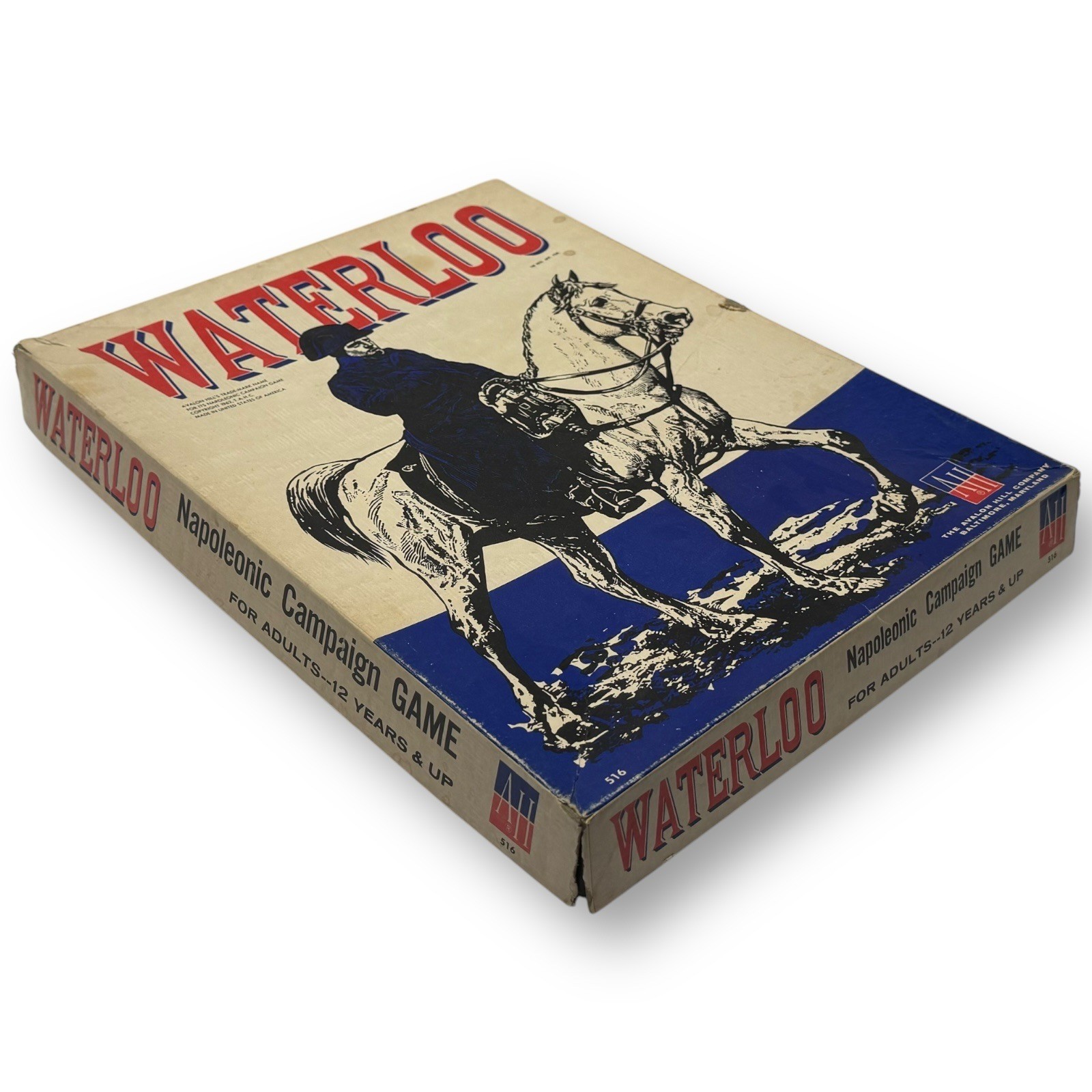 1960s Waterloo Napoleonic Campaign Game, Vintage Avalon Hill