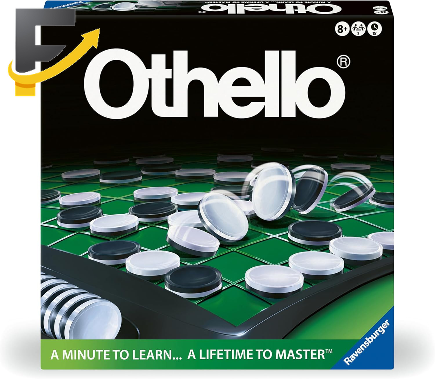 Othello Classic Family and 2-Player Game for Ages 8 and Up FREE SHIPPING