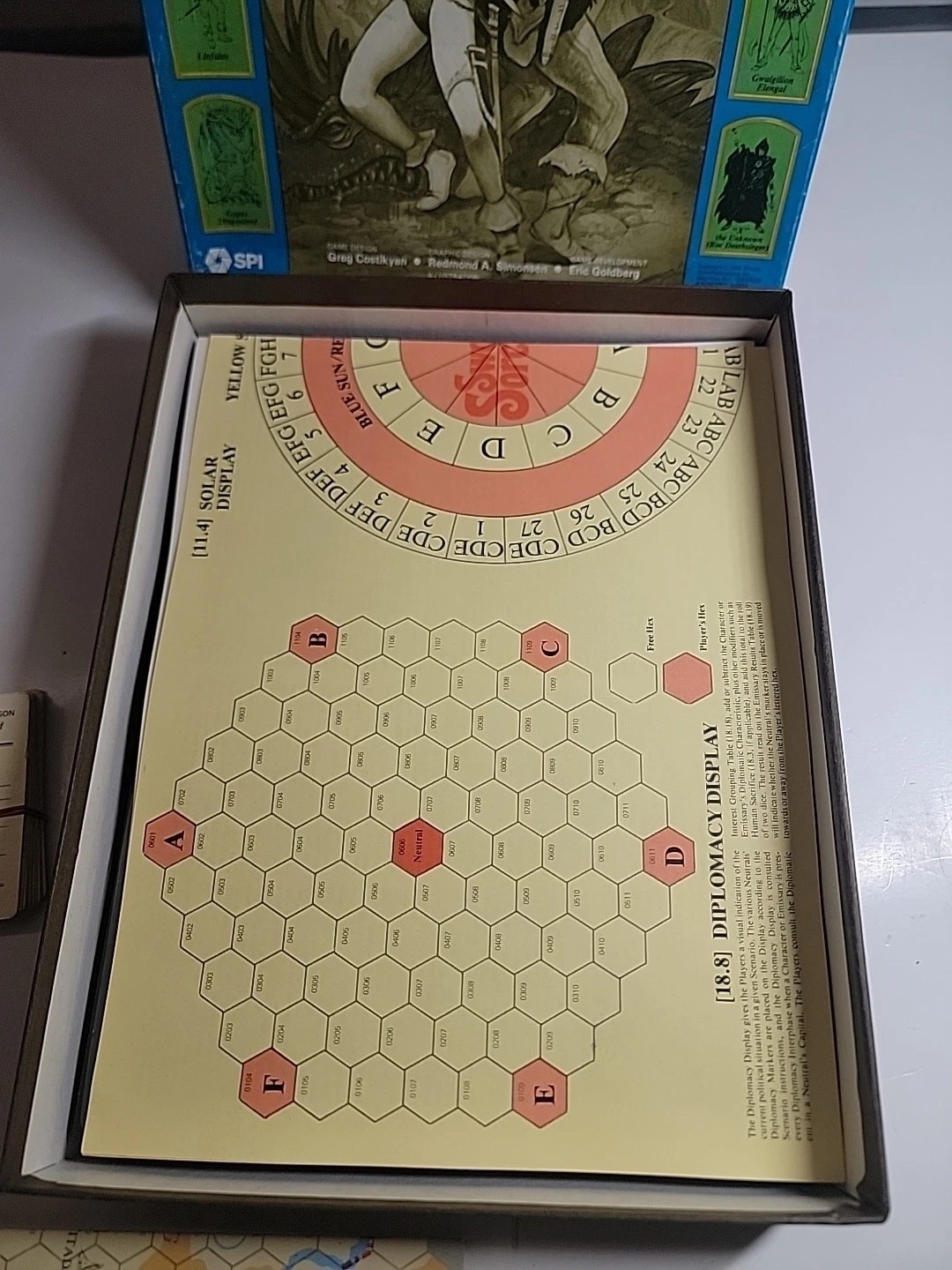 Swords & Sorcery Quest and Conquest in the Age of Magic NEW UNPUNCHED SPI 1978