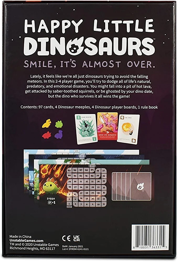 NEW, FACTORY SEALED Happy Little Dinosaurs Base Game – Tee Turtle Teeturtle