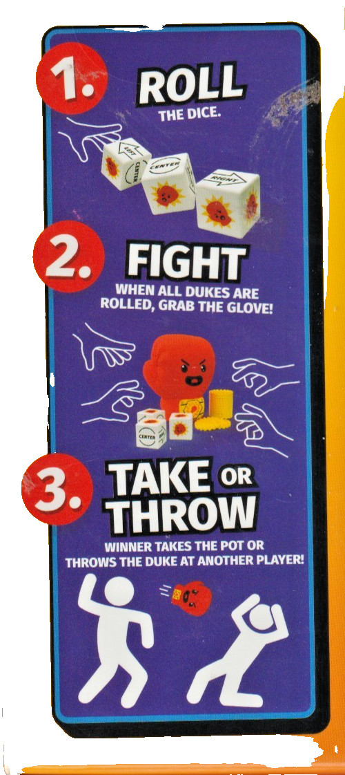 Left Center Fight! Dice Game. For players 8 years and up