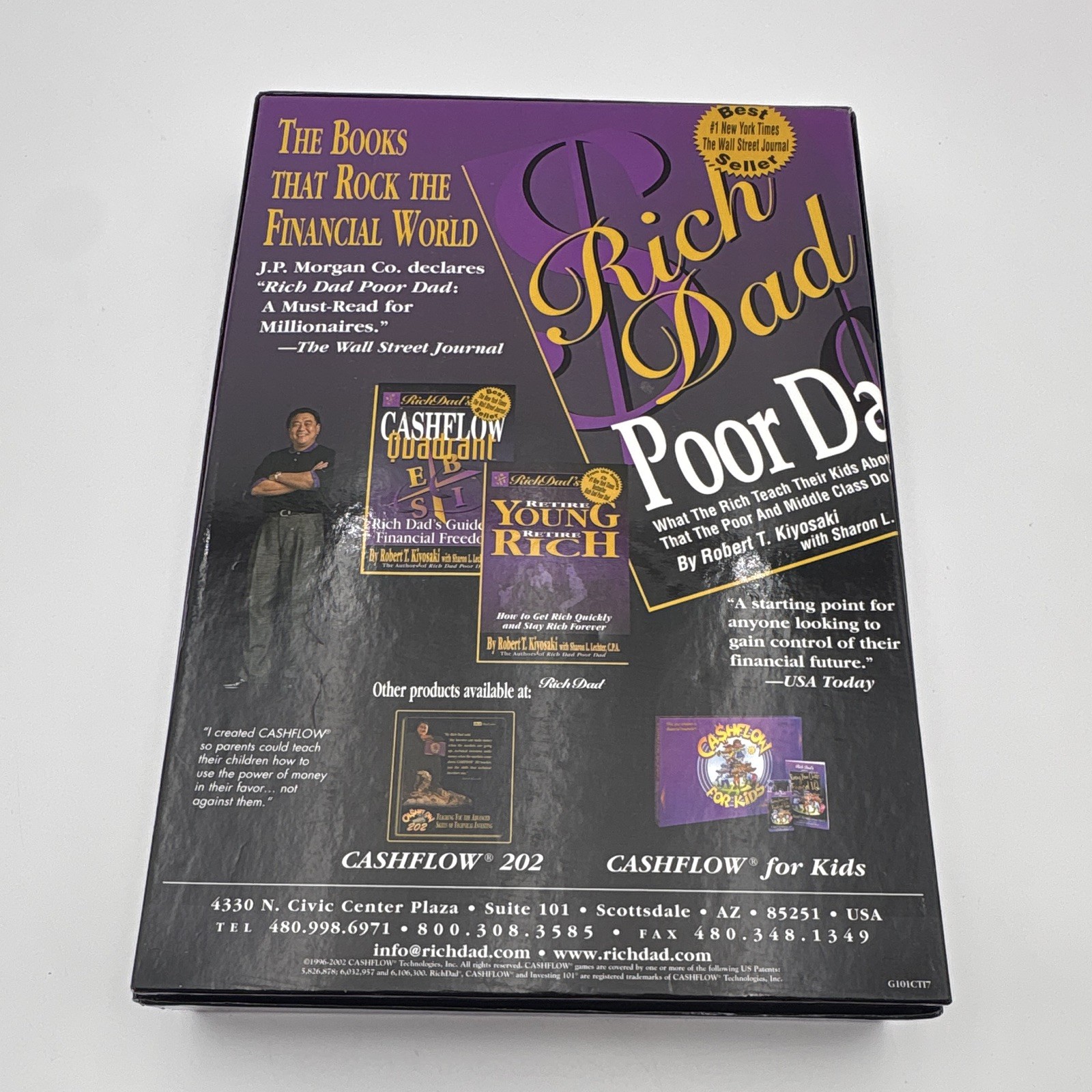 Rich Dad Cashflow Finance Board Game Complete Game 2+ Players Ages 10+
