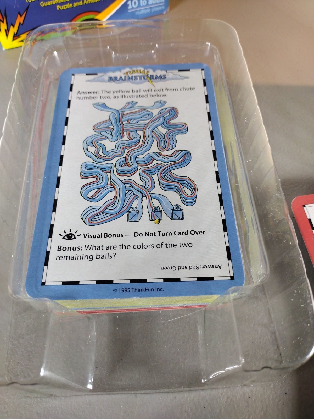 Thinkfun Visual Brain Storms The Smart Thinking Game Ages 10 to Adult Game