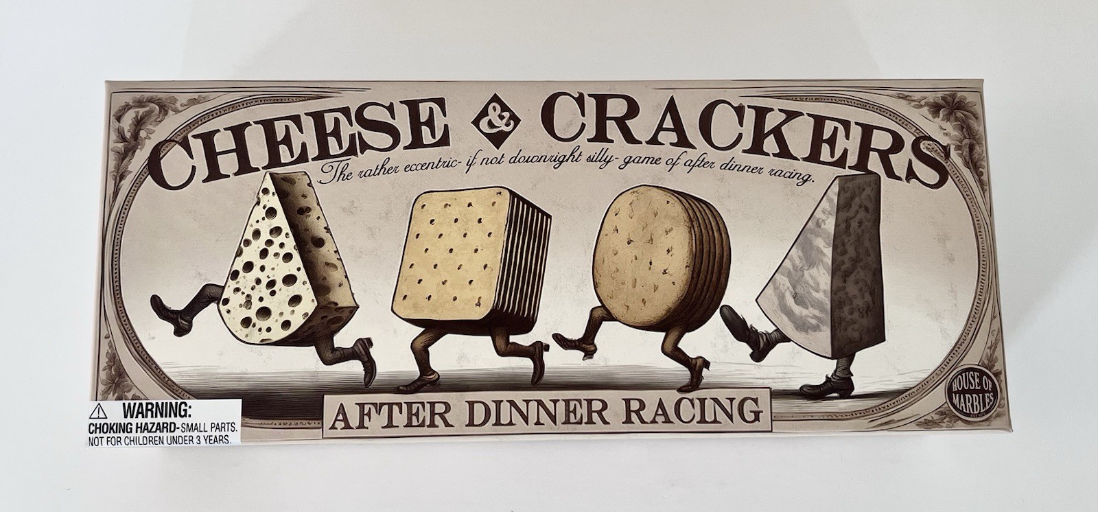 Cheese & Crackers After Dinner Racing Game House of Marbles NEW
