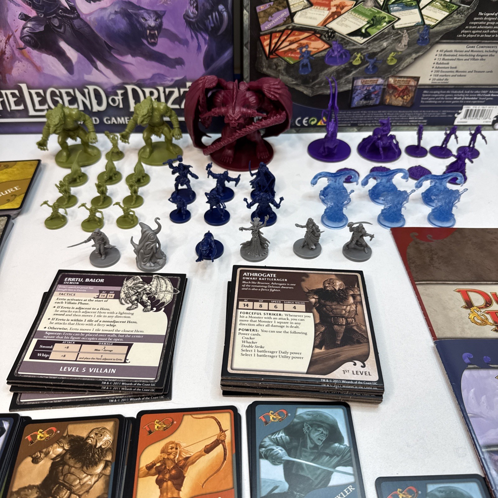 Dungeons & Dragons the Legend of Drizzt Board Game Complete very clean VG COND.