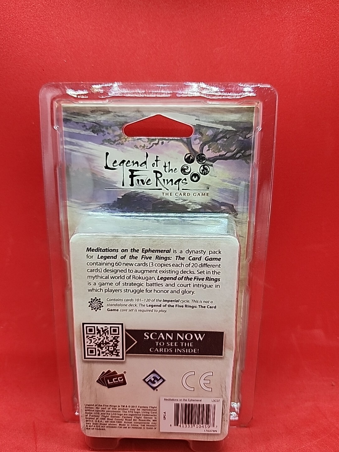 Legend of the Five Rings: MEDITATIONS ON THE EPHEMERAL Dynasty Pack NIB FFG