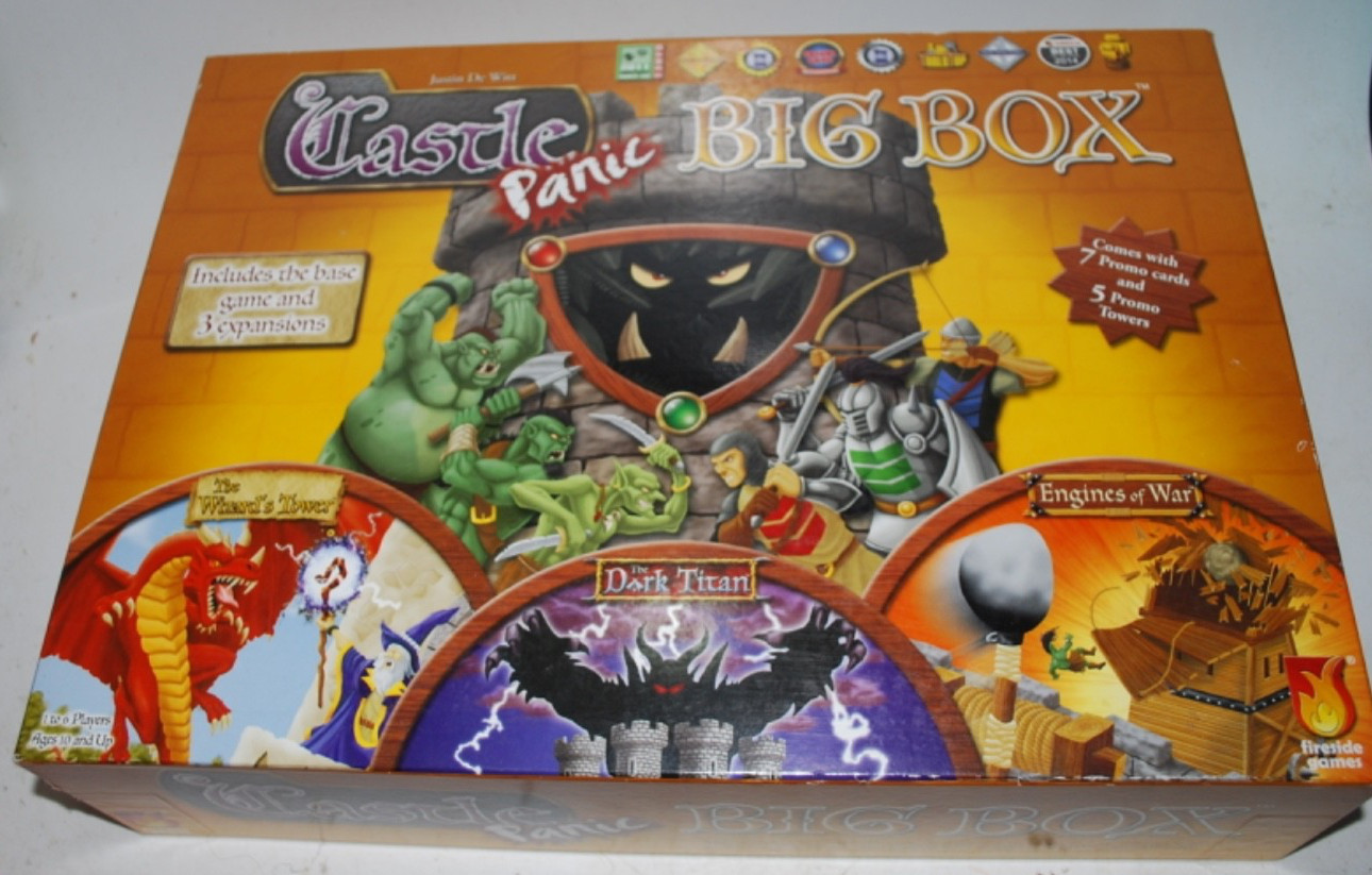 Castle Panic Big Box Game (2019) | Base Game + 3 Expansions | 99% Complete