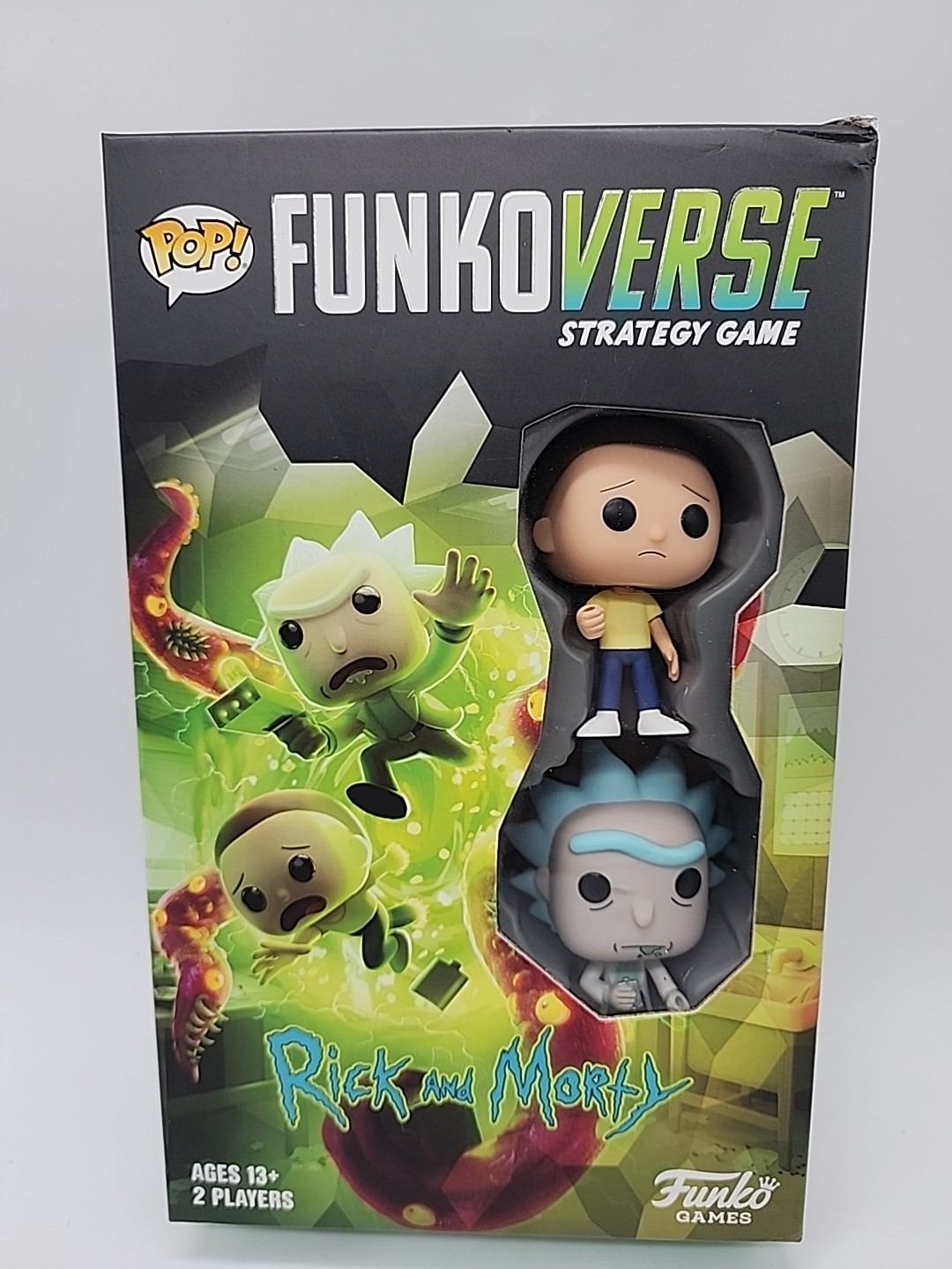 Funko Pop! Funkoverse: RICK & MORTY 100 Expandalone Strategy Game 2-Pack NEW O.B