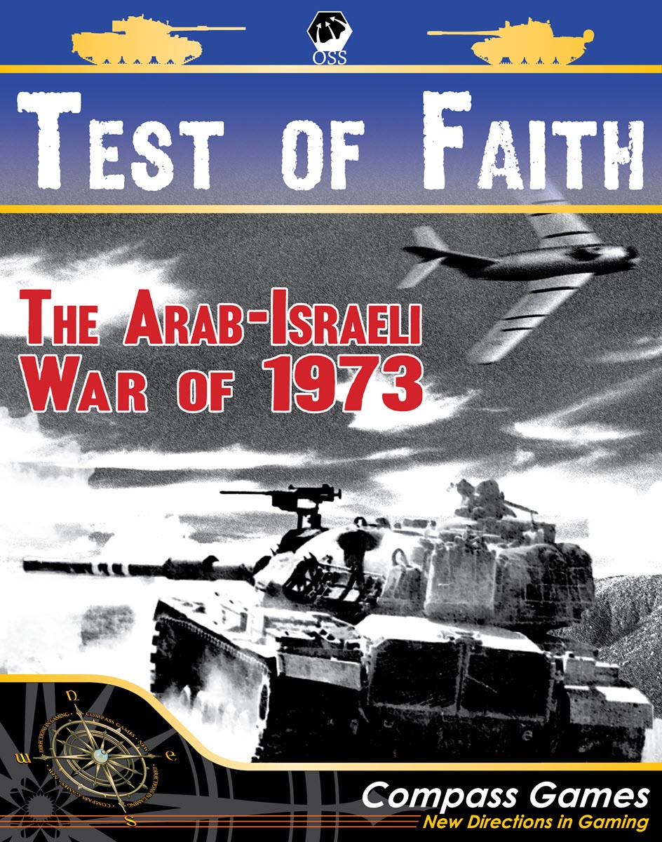 Compass Games Test of Faith: Arab-Israeli War of 1973 CPA 1139