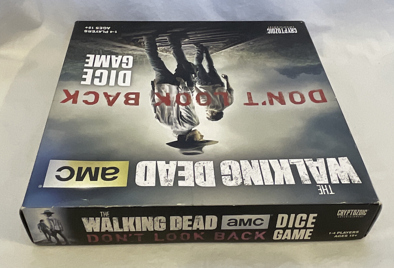 AMC The Walking Dead Don’t Look Back Dice Board Game Complete Clean