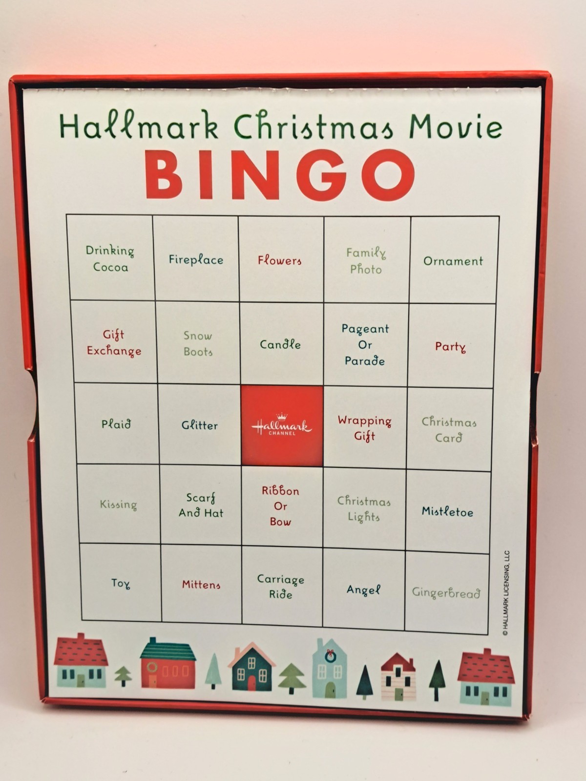 Hallmark Channel Christmas Movie Tear-Off Bingo Game Pad 102 Pages