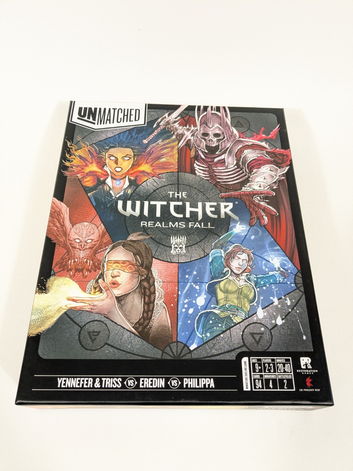 Box Only! Unmatched Witcher Realms Fall Box Only! + Insert Great Art!