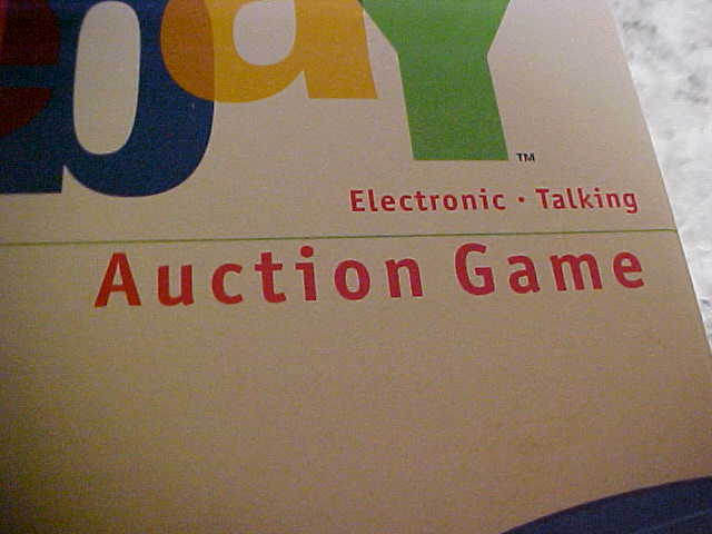 EBAY Electronic Talking Auction Game Ages 10 to Adult 3 to 4 players