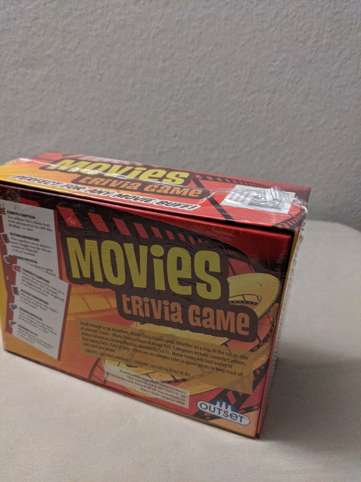 BRAND NEW Movies Trivia Game Outset 2018 SEALED