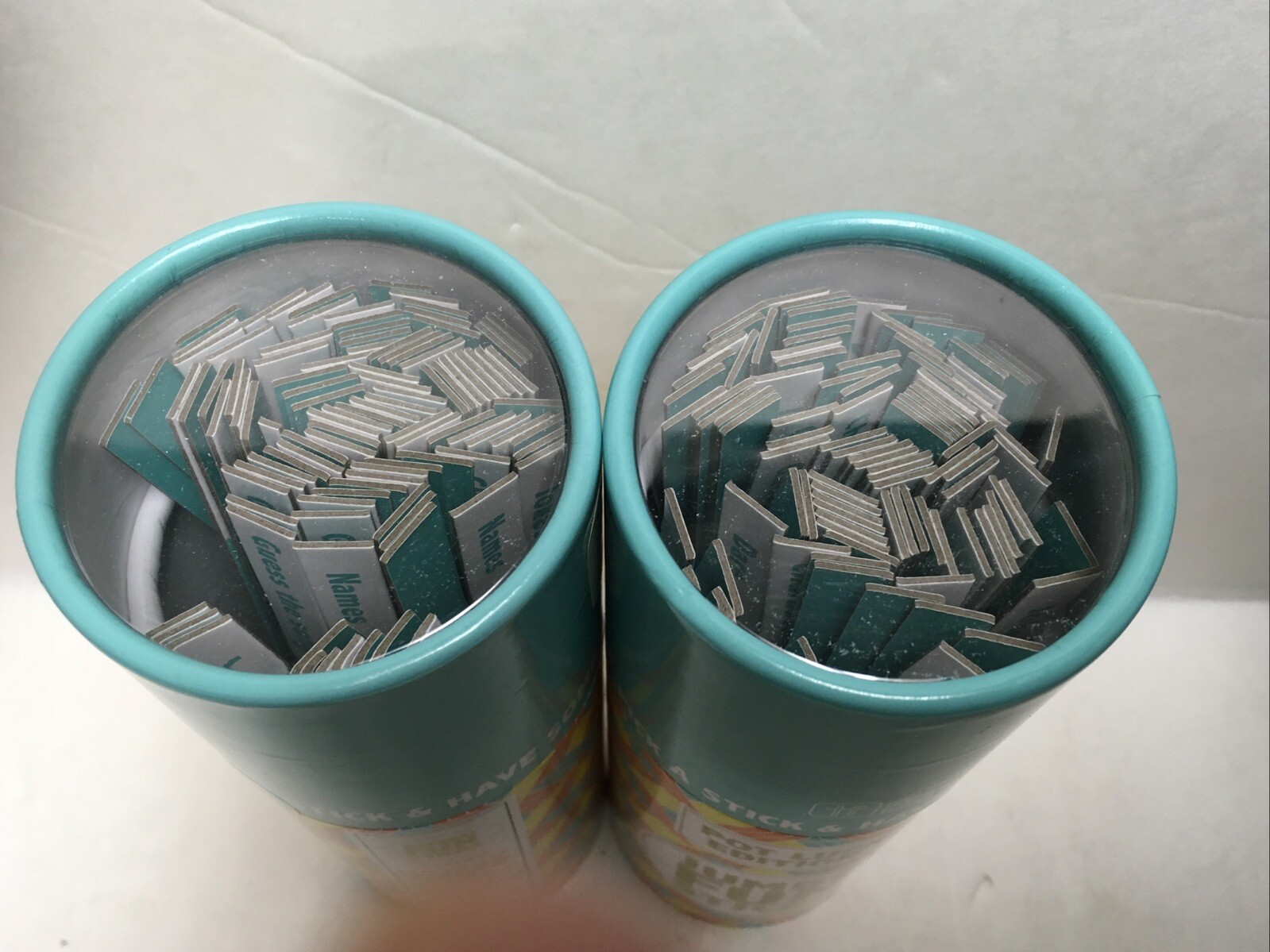 Pack of 2 Talking Tables ( table fun) Pot of Luck Edition Jumbo Fun Sticks NIB