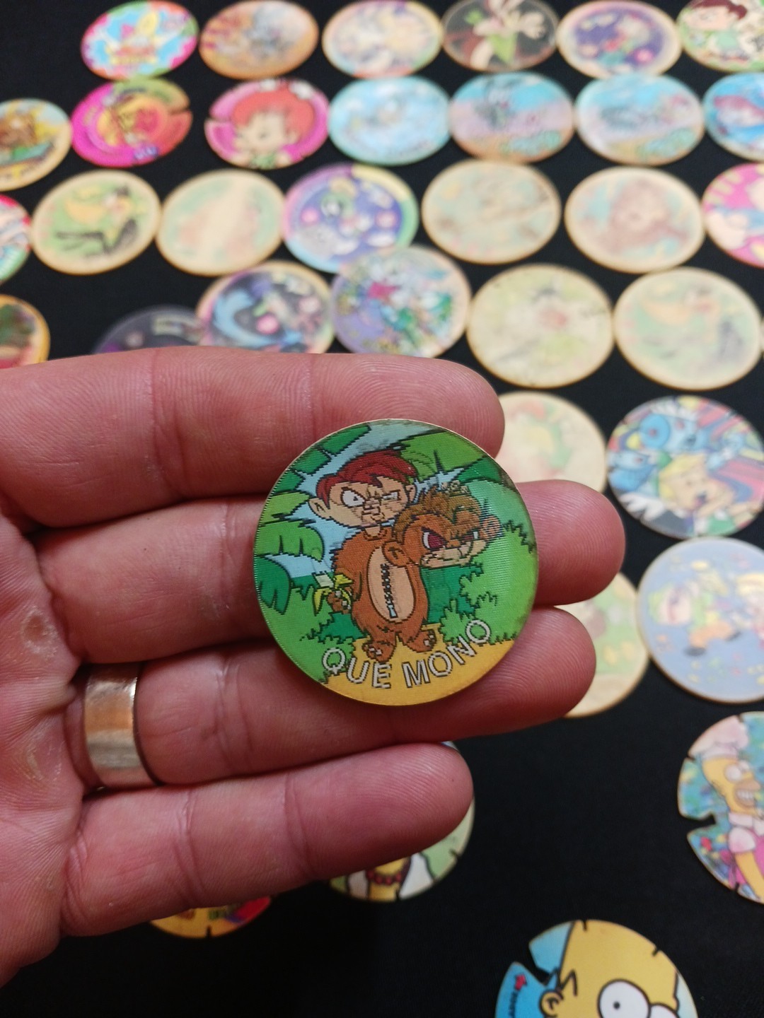 60 Vintage Tazos Sabritas Pogs Mexico Rare 1994-1995 Warner Bros, 20th C Fox Mix