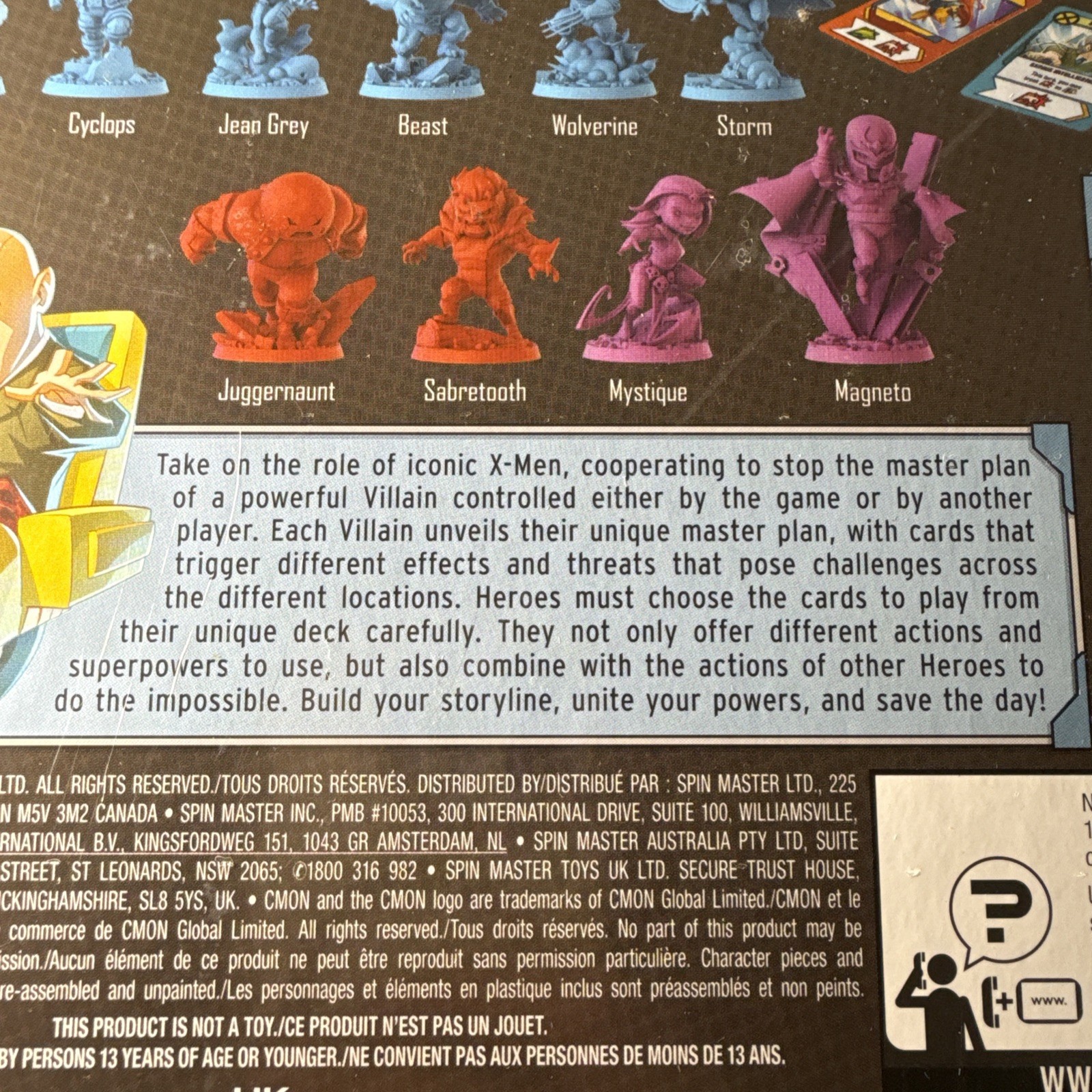 Marvel United “ X-MEN “ Board Game, 1-5 Players, Ages 14 + New/Sealed Free Ship!