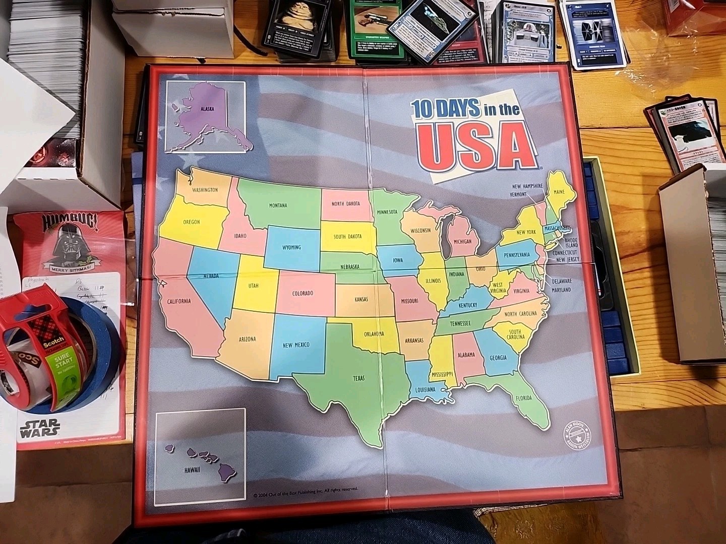 10 DAYS IN THE USA Board Game Mensa Select 2 – 4 Players Ages 10+ Unplayed